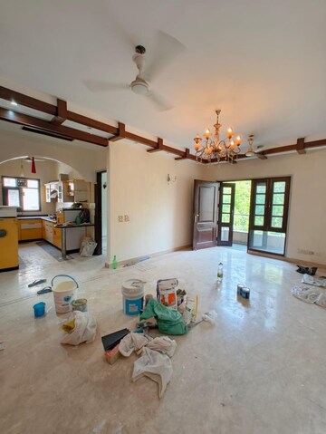 Living Room in 3 BHK Builder Floor at Kalkaji – for Rent