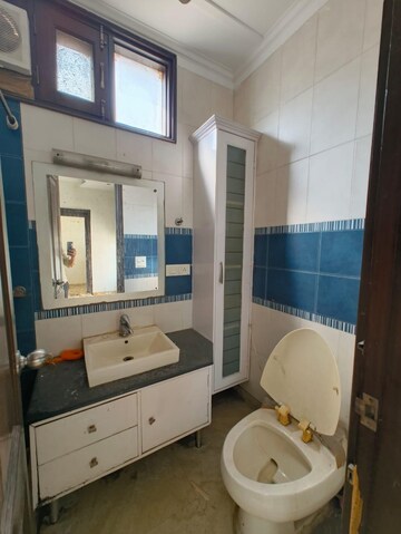 Bathroom in 3 BHK Builder Floor at Kalkaji – for Rent