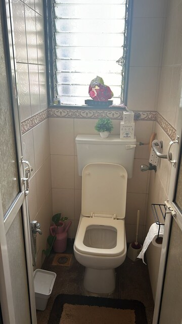 Bathroom in 2 BHK Apartment at Raghav One, Kurla – for Rent