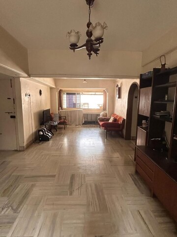 Living Room in 1 BHK Apartment at Vinod Villa Worli, Worli – for Rent