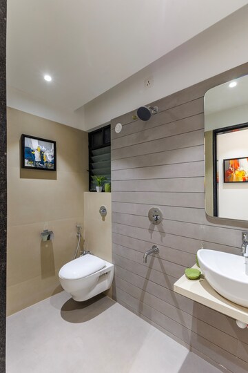 Bathroom in 1 BHK Apartment at Lunkad Plaza, Viman Nagar – for Rent