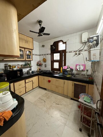 Kitchen in 2 BHK Builder Floor at Kalkaji – for Rent