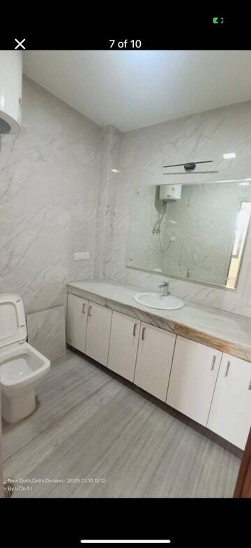 Attached Bathroom in 3 BHK Builder Floor at Greater Kailash I – for Rent