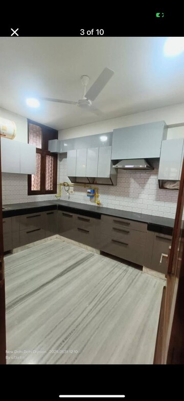 Kitchen in 3 BHK Builder Floor at Greater Kailash I – for Rent