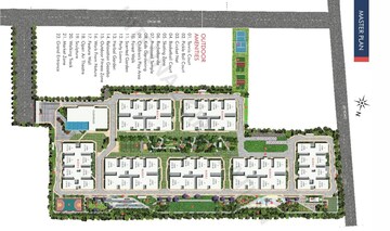 Master Plan in 3 BHK Apartment at Tridasa Rise, Nallagandla – for Sale