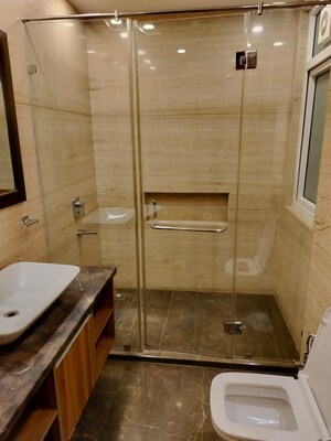 Bathroom in 4 BHK Builder Floor at Green Park Extension – for Sale