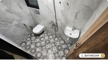 Bathroom in 2 BHK Apartment at Imperial Altamount, Nalasopara West – for Sale
