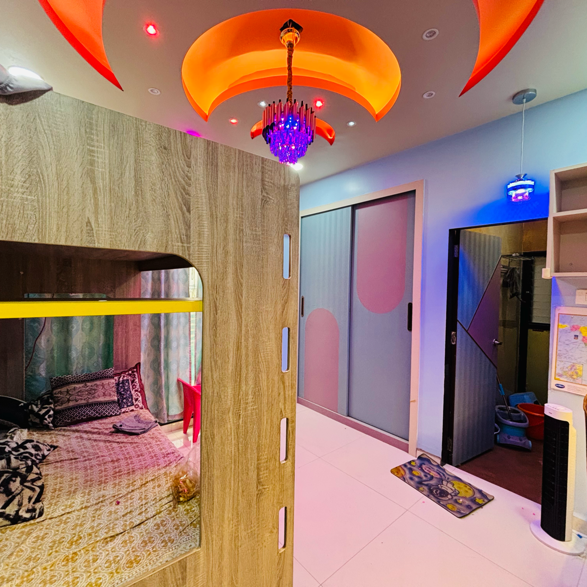 2 BHK + Study Room Apartment For Rent in Amber Enclave