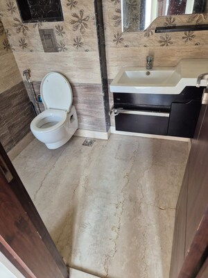 Bathroom in 3 BHK Builder Floor at Safdarjung Enclave – for Sale