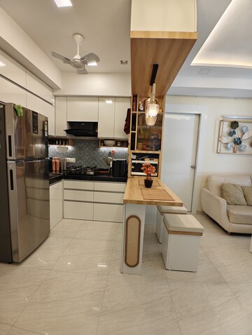 Living Room in 2 BHK Apartment at Lodha Crown Quality Homes, Majiwada – for Sale