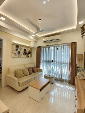 Living Room in 2 BHK Apartment at Lodha Crown Quality Homes, Majiwada – for Sale