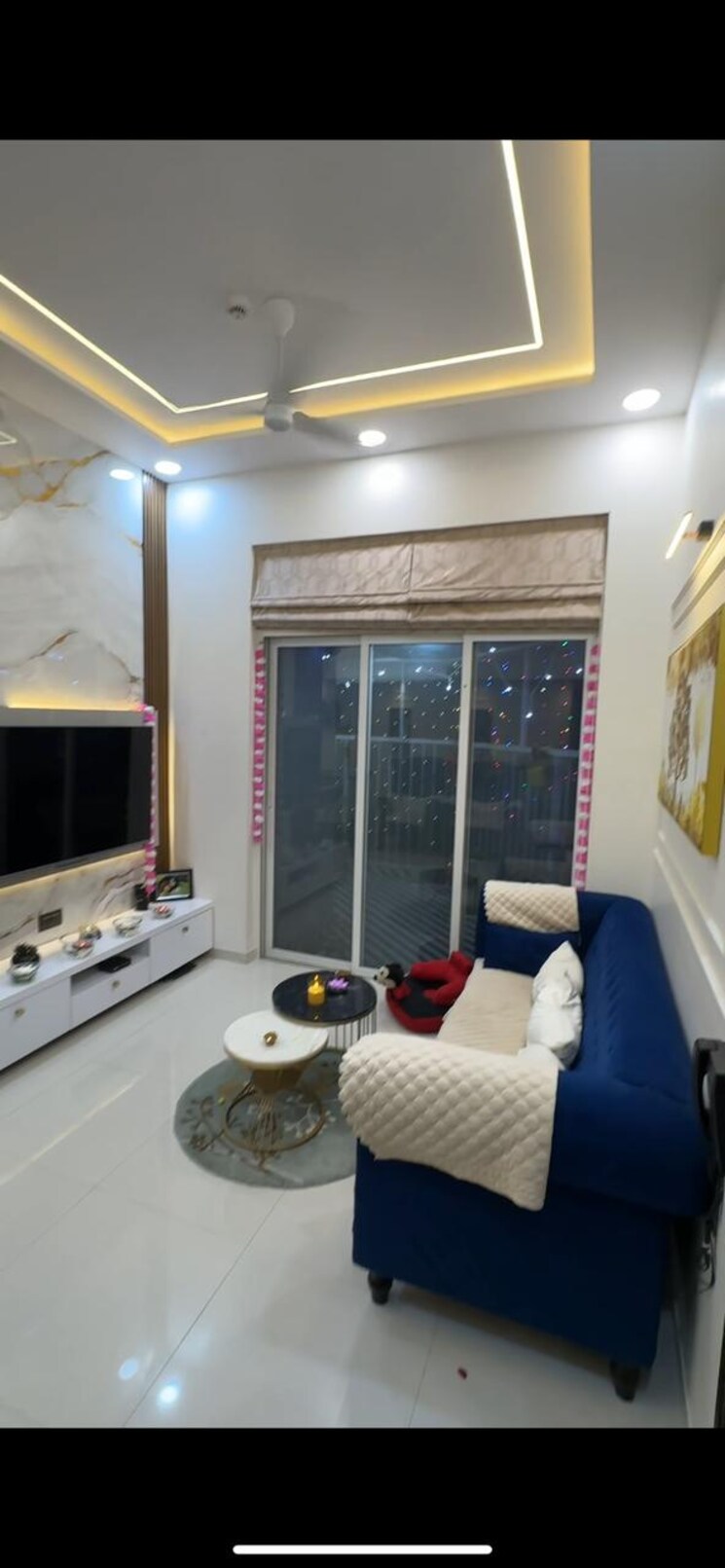 Living Room, lodha-amara 2 Bedroom 626 Sq.Ft. Apartment In Kolshet Road Thane 8880780
