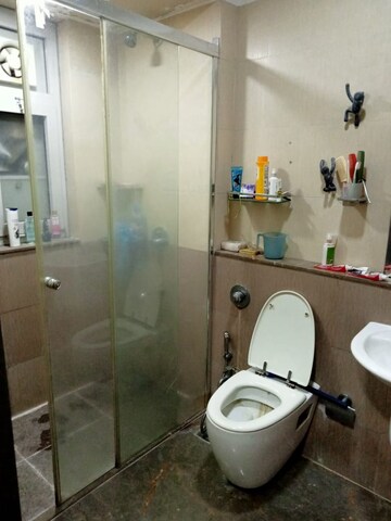 Bathroom in 1 RK Apartment at Kanakiya Mmrda, Andheri East – for Rent