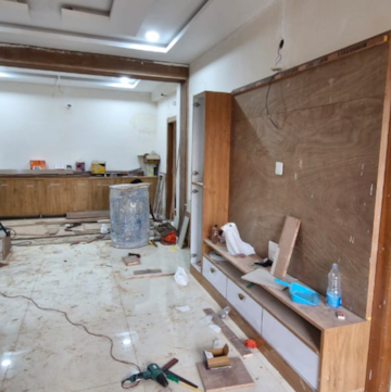 Living Room in 2 BHK Builder Floor at Kondapur – for Rent