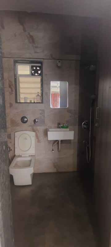 Bathroom in 3 BHK Apartment at Rajkamal Bayside, Cbd Belapur Sector 15 – for Rent