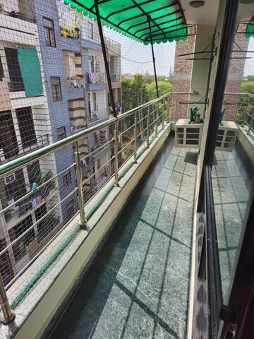 Balcony in 3 BHK Apartment at Pragati Apartments Dwarka, Sector 11 Dwarka – for Rent