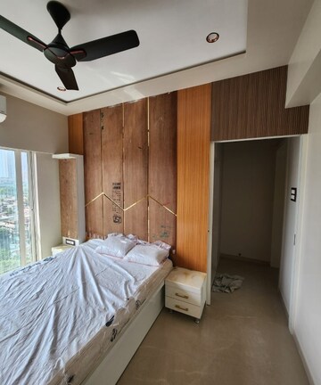 Bedroom in 3 BHK Apartment at Omkar Vayu, Mahim – for Rent