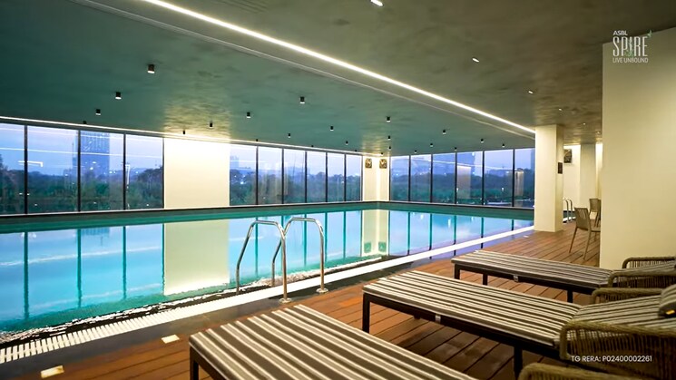 Balcony, asbl-spire 3 Bedroom 1905 Sq.Ft. Apartment In Kokapet Hyderabad 8881008