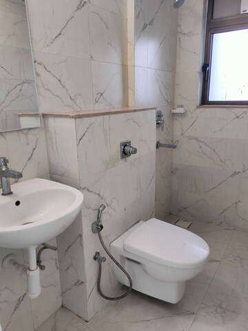 Bathroom in 1.5 BHK Apartment at Runwal Forest Orchid, Kanjurmarg West – for Rent