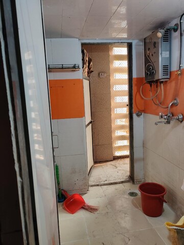 Bathroom in 1 BHK Apartment at New Anand Bhuvan CHS, Charai – for Rent