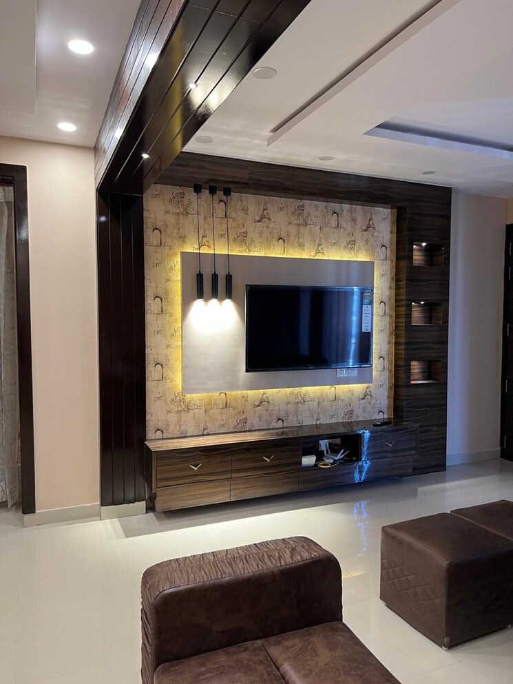 Living Room, ansal-api-celebrity-garden-block-j 3.5 Bedroom 2015 Sq.Ft. Apartment In Sushant Golf City Lucknow 8881136