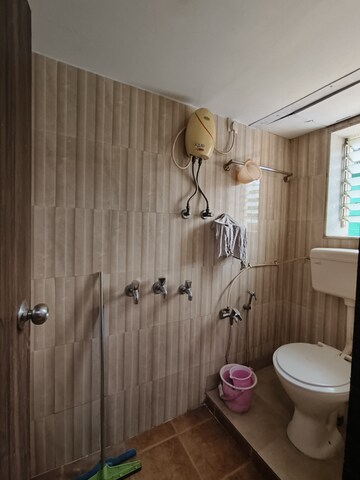 Bathroom in 2 BHK Apartment at Juhu Scheme, Juhu – for Rent