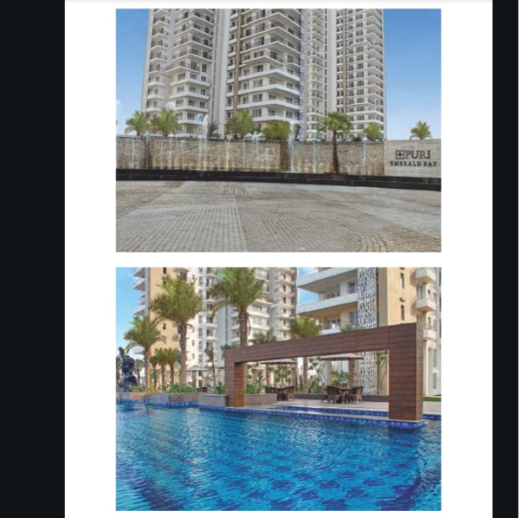 Master Plan, puri-emerald-bay 3.5 Bedroom 2450 Sq.Ft. Apartment In Dhanwapur Gurgaon 8881233