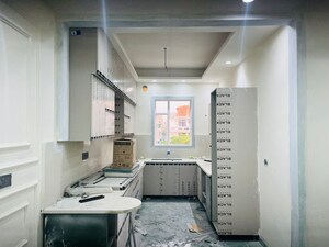 Kitchen in 3 BHK Builder Floor at Green Fields Colony – for Sale