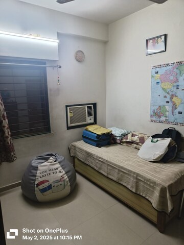 Bedroom in 3 BHK Apartment at Deep Satyadeep Heights, Makarba – for Sale
