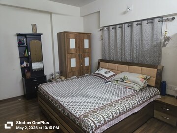 Bedroom in 3 BHK Apartment at Deep Satyadeep Heights, Makarba – for Sale