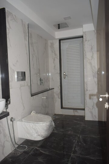 Bathroom in 2 BHK Apartment at Ruparel Ariana, Parel – for Rent