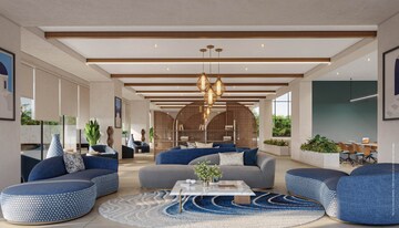 Living Room in 3 BHK Apartment at Godrej The Aqua Retreat, Hinjewadi – for Sale