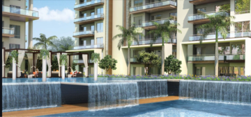 Swimming Pool in 3 BHK Apartment at Puri Diplomatic Residences, New Palam Vihar Phase 3 – for Sale