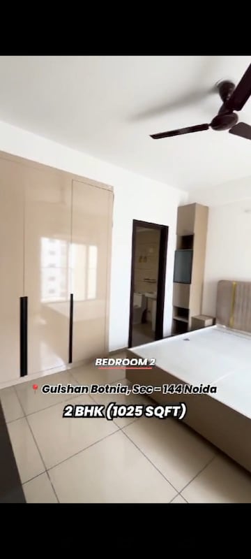 Bedroom in 2 BHK Apartment at Gulshan Botnia, Sector 144 – for Sale