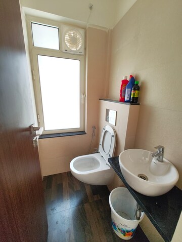 Bathroom in 2 BHK Apartment at Omkar Signet, Malad East – for Rent