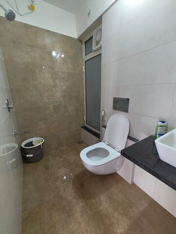 Bathroom in 2 BHK Apartment at Omkar Signet, Malad East – for Rent