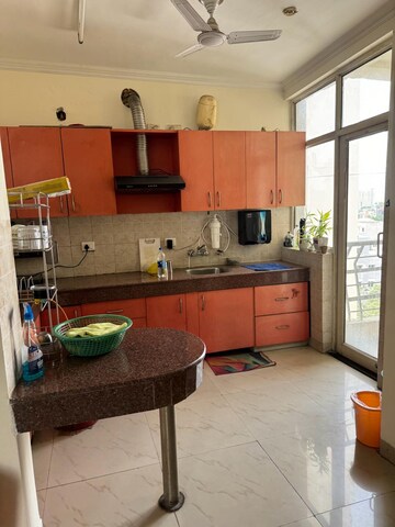 Kitchen in 3 BHK Apartment at Gomti Nagar – for Rent