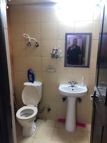 Bathroom in 2 BHK Apartment at Mahagun Mywoods, Sector 16c Greater Noida – for Rent