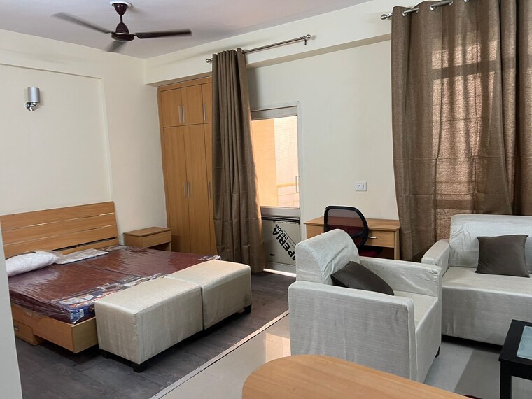 Bedroom, supertech-czar-suites Studio 542 Sq.Ft. Apartment In Omicron I Greater Noida Greater Noida 8881688