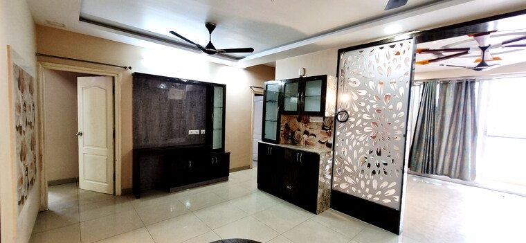 Living Room, muppa-akshaja-insignia 3 Bedroom 1680 Sq.Ft. Apartment In Narsingi Hyderabad 8881801