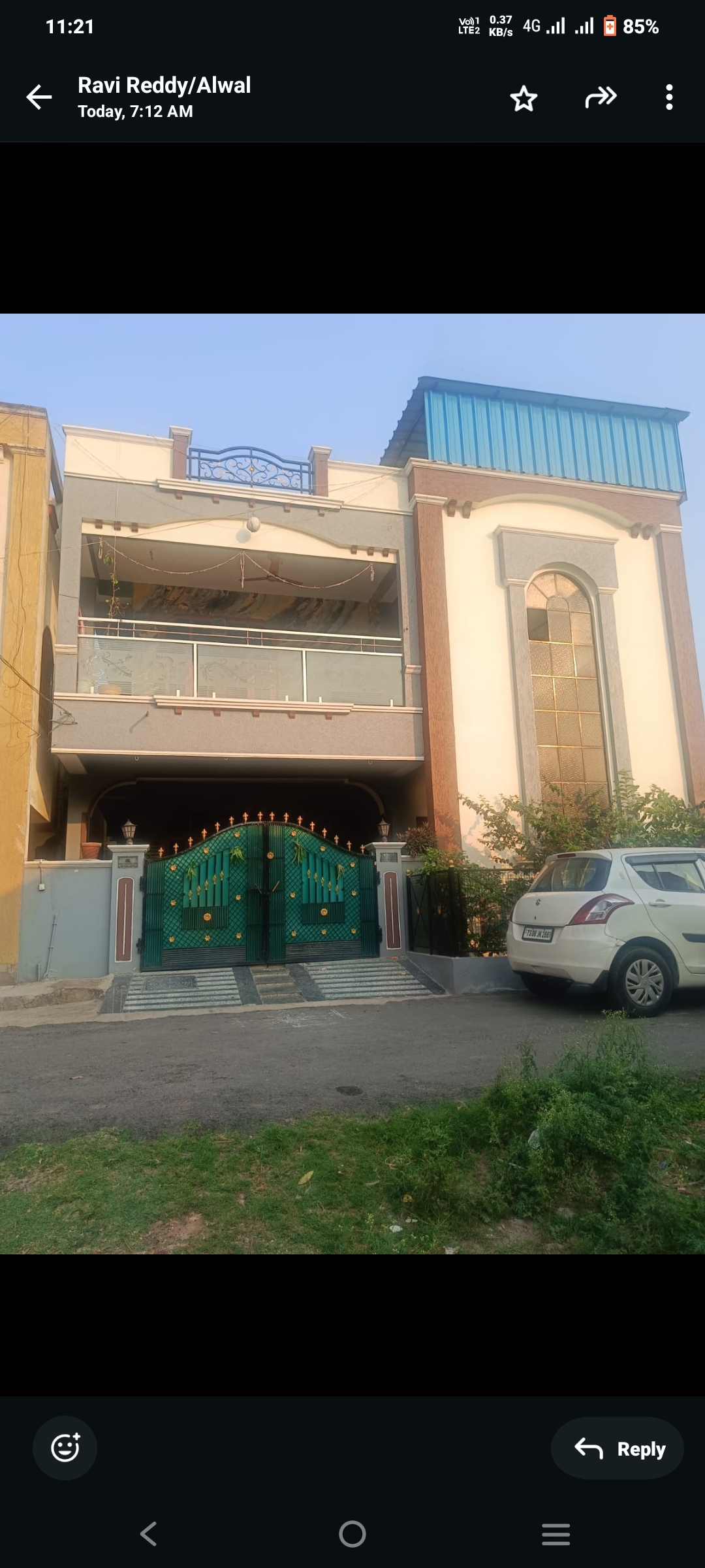 2.5 BHK + Pooja Room,Servant Room,Study Room,Extra Room Independent House For Sale in Alwal Venkata Purm