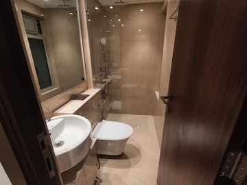 Bathroom in 1 BHK Apartment at Hiranandani Highland, Powai – for Rent