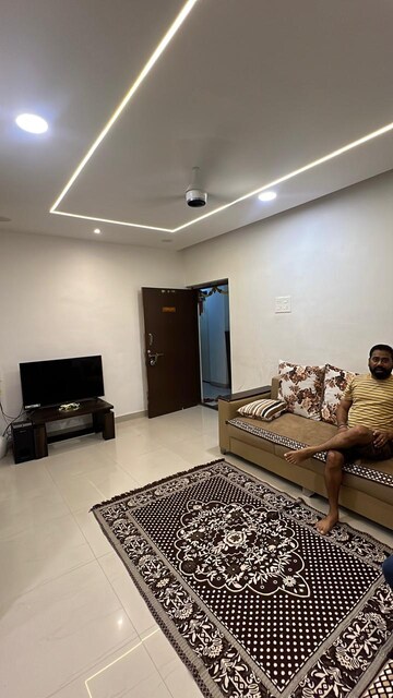 Living Room in 2 BHK Apartment at Treasure Society, Pimple Gurav – for Rent