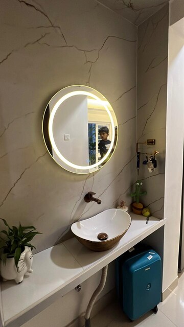 Bathroom in 2 BHK Apartment at Treasure Society, Pimple Gurav – for Rent