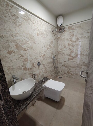 Bathroom in 2 BHK Apartment at Sri Zynergy, Suman Nagar – for Rent