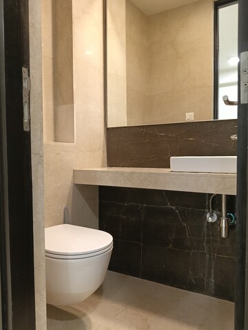 Bathroom in 3 BHK Apartment at Lodha Parkside, Worli – for Rent