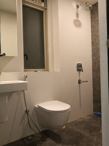 Bathroom in 3 BHK Apartment at Lodha Parkside, Worli – for Rent