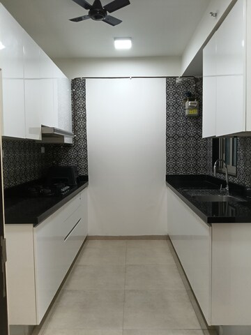 Kitchen in 3 BHK Apartment at Lodha Parkside, Worli – for Rent