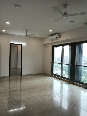 Living Room in 3 BHK Apartment at Adani Ten BKC, Bandra East – for Rent