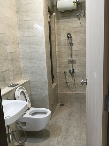 Bathroom in 3 BHK Apartment at Adani Ten BKC, Bandra East – for Rent